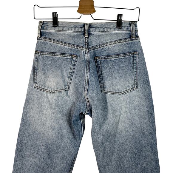 Womens Straight Leg Jeans High Rise J. Galt Gray Light Denim Size Small - Picture 4 of 7